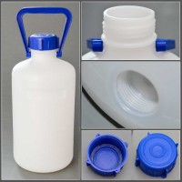 Бутыль толстостенная с узким горлом 5 л. с крышкой, ПЭНД, Kartell