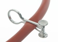 Зажим Bochem для шланга типа Мор, 80 мм, никелированная латунь