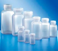 Бутыль Kautex широкогорлая 500 мл, LDPE, круглая, естественный цвет, с винтовой крышкой