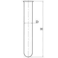 Пробирка П1 25-200 ТС ГОСТ 25336-82
