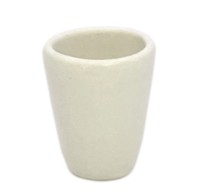 Тигель высокий фарфоровый №1, 3 мл., 20х11х25 мм. 