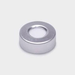 Крышка ISOLAB с септой для обжимных виал N20, без разреза, силикон/PTFE
