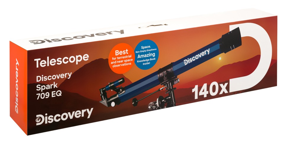 Телескоп Discovery Spark 709 EQ с книгой
