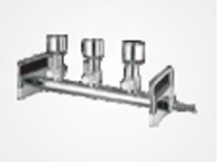 Коллектор (гребенка) фильтрующий с головной частью для аналитических воронок, 3 секции с PTFE клапанами, Индия