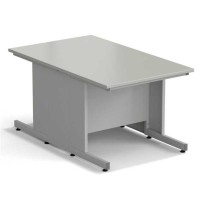 Стол островной ЭКРОС 900х1500х750 мм, раб. поверхность - ЛАМИНАТ СЕРЫЙ