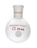 Колба круглодонная Kimble 35 мл, прочная, 14/20, стекло