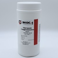 Натрий гидроокись химически чистый (ХЧ), банка пластик 0,90 кг.