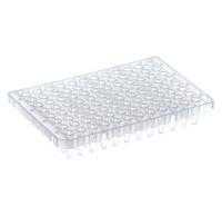 Планшеты для ПЦР, 96-лун., с полуюбкой, сегментированные, 25 шт./уп., Thermo FS