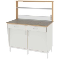 Стол пристенный ЛАБ-1200 ПКТ (Керамогранит)