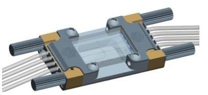 Коннектор Multiflux1 линейный 4-канальный, Dolomite Microfluidics