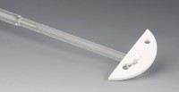 Перемешивающий элемент Bohlender полумесяц, со стеклянным валом, длина 490 мм, 90 x 24 x 3 мм, PTFE