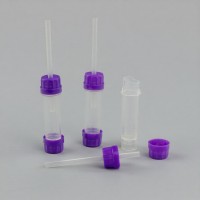 Пробирки не вакуумные для взятия капиллярной крови 013-046-К2Е-2К-020-050-U04 (с наполнителем К2ЭДТА, с капилляром, с двумя крышками, объем забираемой крови 0,2 мл), ПЕРИНТ, уп. 50 шт.