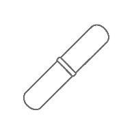 Магнитные перемешивающие элементы, тефлон, круглые с осевым кольцом, 40х8 мм, 5 шт., Ikaflon 40, IKA