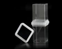 Контейнер для инкубации растений с крышкой, полистирол, 72×72×100 мм, стерильный, 4 шт./уп., 120 шт./кор., Китай