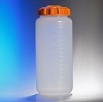 Бутыль 500 мл, ПП, плоское дно, навинчивающаяся крышка c уплотнителем, 27500g, 4 шт./уп., 24 шт./кор., Corning