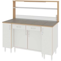 Стол пристенный ЛАБ-1500 ПКТ (Керамогранит)