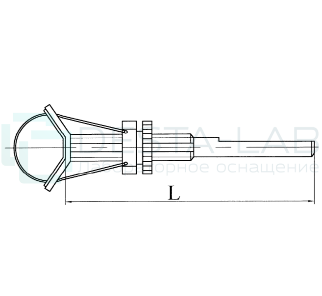 Держатель ленточный L=250 для изд. D 55-70