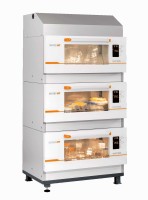 Шейкер-инкубатор, 3 мм, 25 или 50 мм, изменяемая амплитуда (12, 19, 25, 50 мм), от +4 до + 65° С, платформа 850х470 мм, 1-3 яруса, Multitron, Infors (аналог: ZCZY-9S, Zhichu (Китай))