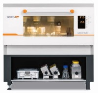 Шейкер-инкубатор, 3 мм, 25 или 50 мм, изменяемая амплитуда (12, 19, 25, 50 мм), от +4 до + 65° С, платформа 850х470 мм, 1-3 яруса, Multitron, Infors (аналог: ZCZY-9S, Zhichu (Китай))