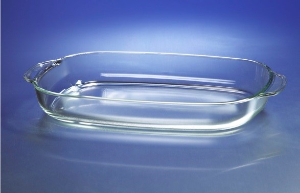 Лоток стеклянный для стерилизации и выпаривания, стекло Pyrex, 2000 мл, l=201 мм, w=201мм, h=55 мм, 1 шт./уп.., 4 шт./кор., Corning