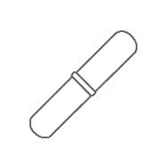 Магнитные перемешивающие элементы, тефлон, круглые с осевым кольцом, 50x8 мм, 5 шт., Ikaflon 50, IKA