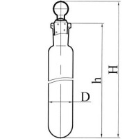 Пробирка колориметрическая  с пробкой 15 мл
