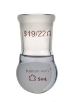 Колба круглодонная Kimble 5 мл, прочная, 19/22, стекло