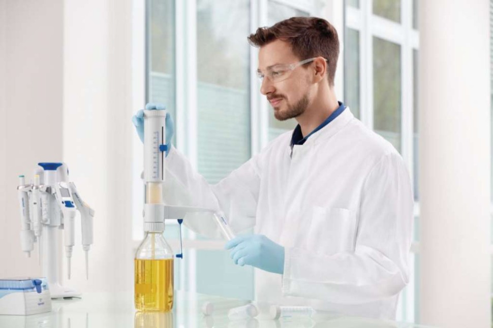 Дозатор бутылочный (флакон-диспенсер) 5-50 мл, Varispenser 2, Eppendorf