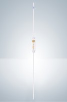 Пипетка волюметрическая Hirschmann 10 мл класс AS, с одной меткой, светлое стекло, коричневая градуировка, 6 шт/упак