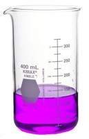 Стакан Берцелиуса Kimble 400 мл, высокий, с градуировкой, с носиком, стекло