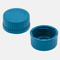 Крышка винтовая ISOLAB, GL45, красная, PP