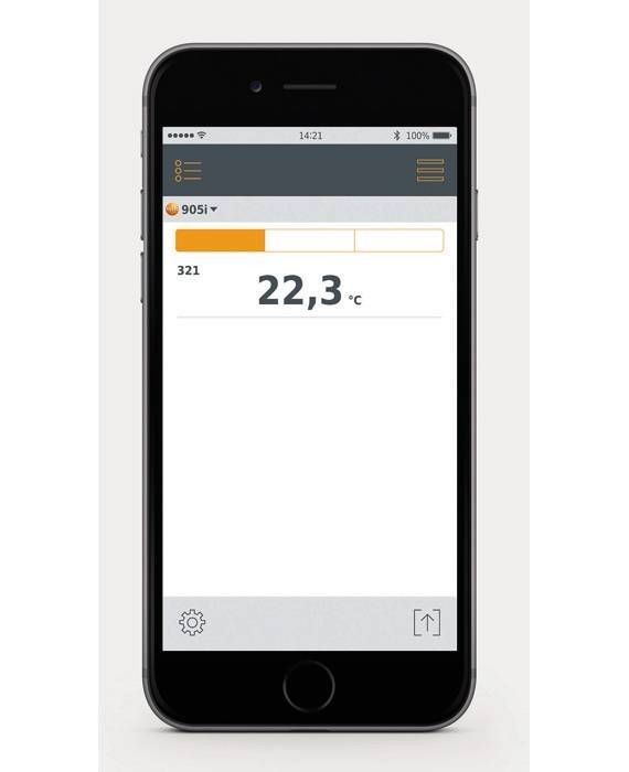 Смарт-зонд testo 905 i - Термометр с Bluetooth, управляемый со смартфона/планшета