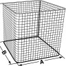 Корзина Bochem проволочная, размеры 200x200x200 мм, нержавеющая сталь