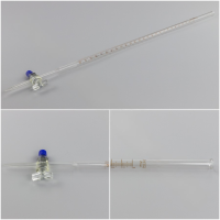 Бюретка 1-1-2-25-0,1 с краном, резьбовым уплотнением, ГОСТ 29251-91 (5 шт./упак)
