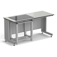 Стол весовой с приставкой ЭКРОС 1500х600х750 мм, весовой стол слева, раб. поверхность - LABGRADE