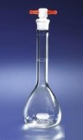 Колба мерная, 1000 мл, класс А, БС, PTFE крышка 22, 1 шт./уп., 6 шт./кор., Pyrex (Corning)