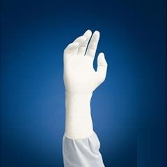 Перчатки нитриловые, длина 30 см, толщина 0,16/0,13/0,10, рельефная поверхность пальцев G3 NXT, белый, размер M, 100 шт., Kimberly-Clark