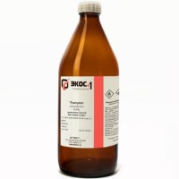 Толуол химически чистый (ХЧ) без хлора и серы (БХС), бутылка 1 л.