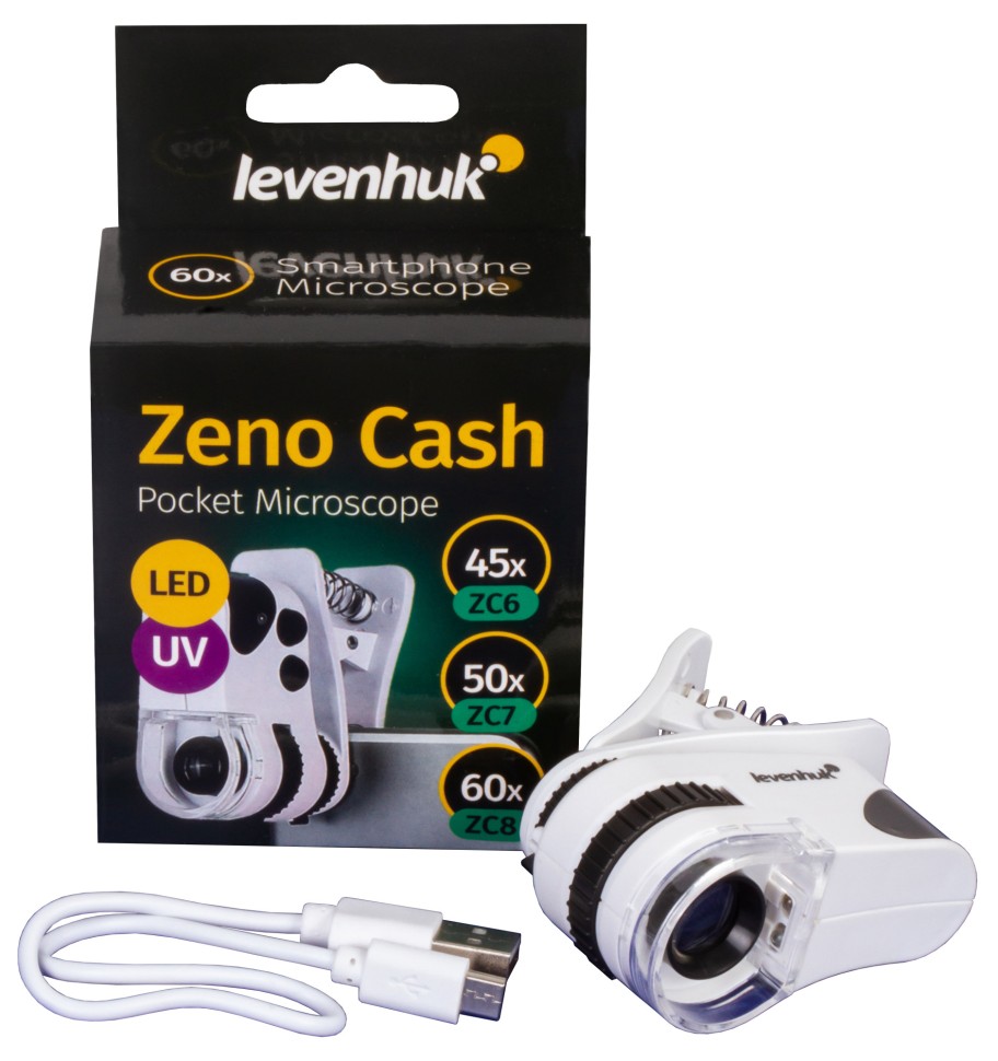 Микроскоп карманный для проверки денег Levenhuk Zeno Cash ZC6