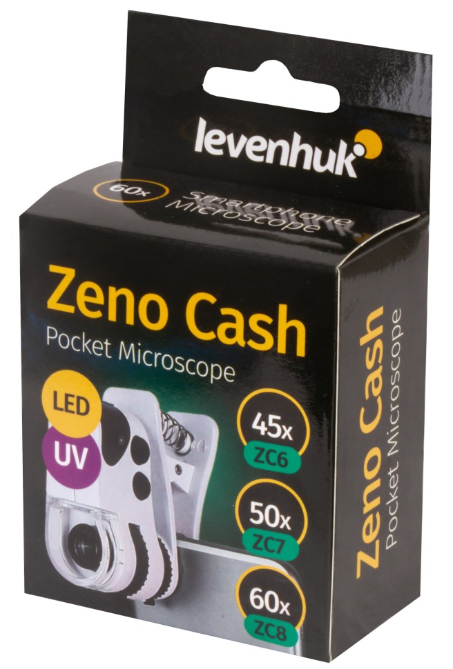 Микроскоп карманный для проверки денег Levenhuk Zeno Cash ZC6