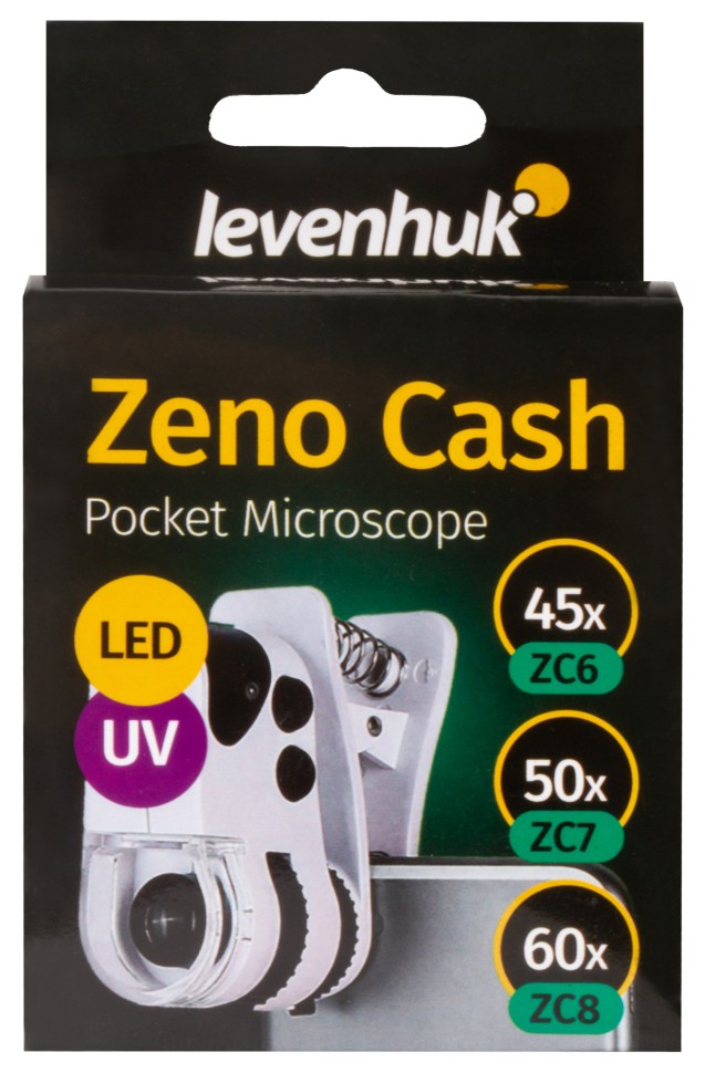 Микроскоп карманный для проверки денег Levenhuk Zeno Cash ZC6