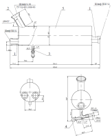 Сосуд испарительный ГФ 5.887.413 к БС