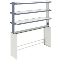 Технологическая стойка островная ЛАБ-PRO ТСОв 180.20/40.90/195