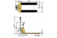 ЕВ4-2000РТ-Е (WI-7R) - Гидравлические тележки со встроенными весами