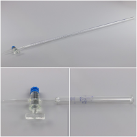 Бюретка 1-1-2-50-0,1 с краном, резьбовым уплотнением, ГОСТ 29251-91 (3 шт./упак)