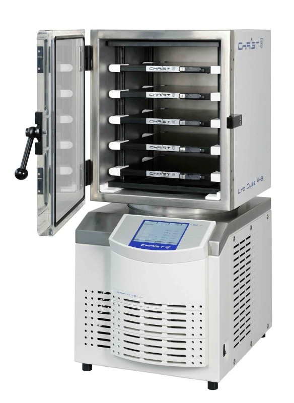 Лиофильная сушка Martin Christ Alpha 2-4 LSCplus, комплект Lyocube с 5 полками