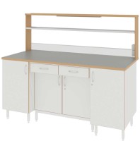 Стол пристенный ЛАБ-1800 ПТТ (TRESPA)