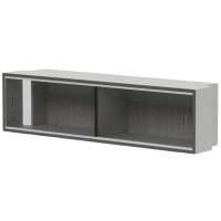 Полка встраиваемая застекленная в стеллаж ЛАБ-PRO ПВПМ 117.27.30