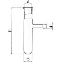 Пробирка с отводом ГФ 6.451.226-09