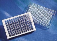 Планшеты 96 луночные для ИФА, стрипованные, плоскодонные, прозрачные, нестерильные, без крышки, 360 мкл, DNA-bind, 50 шт./уп., Corning